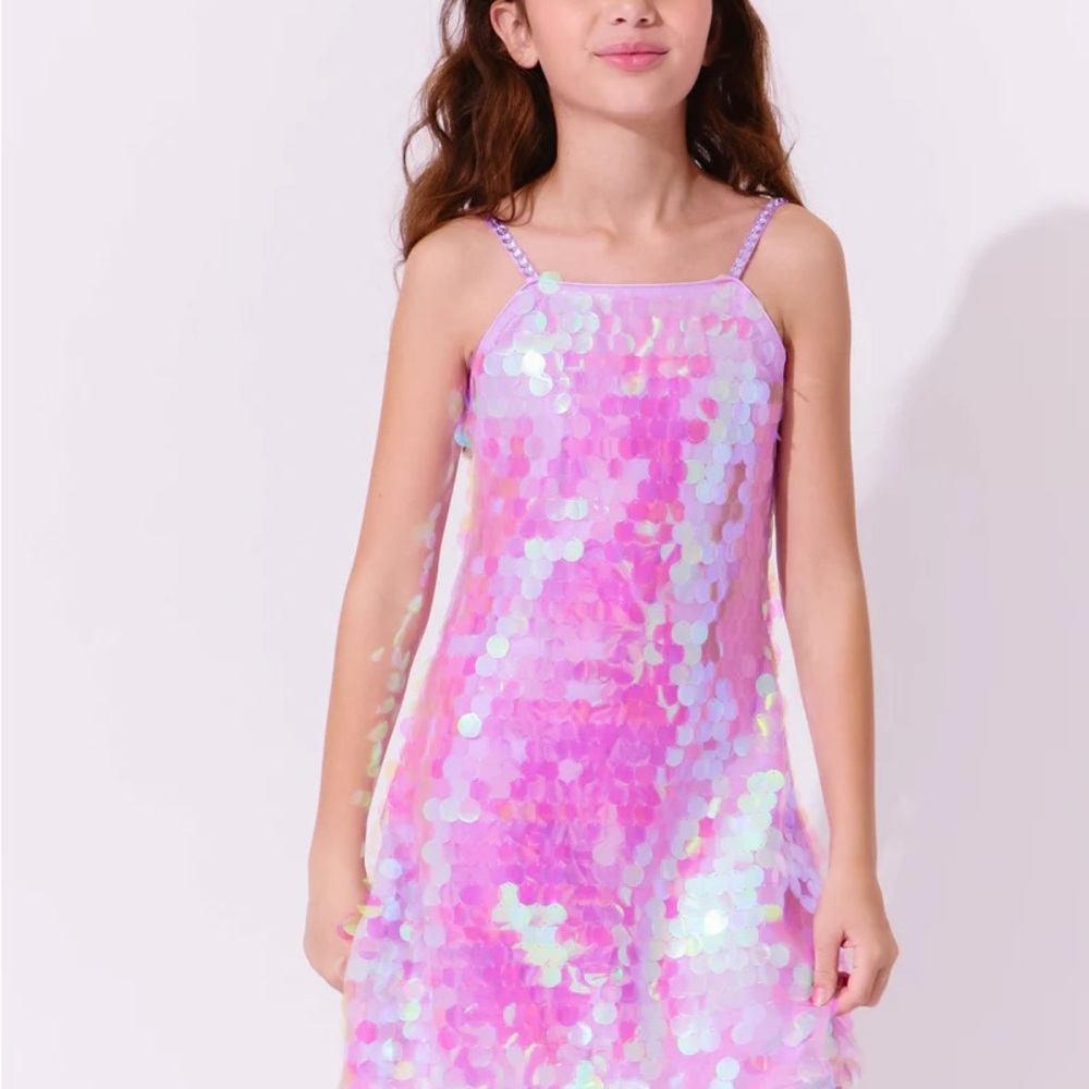 Lola & The Boys Lavender Sequin Dress - Size 4